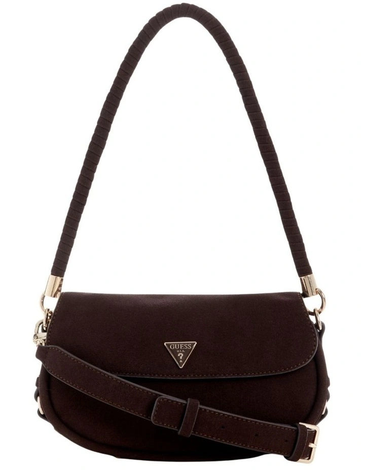 Danya Flap Shoulder Bag in Brown image 1