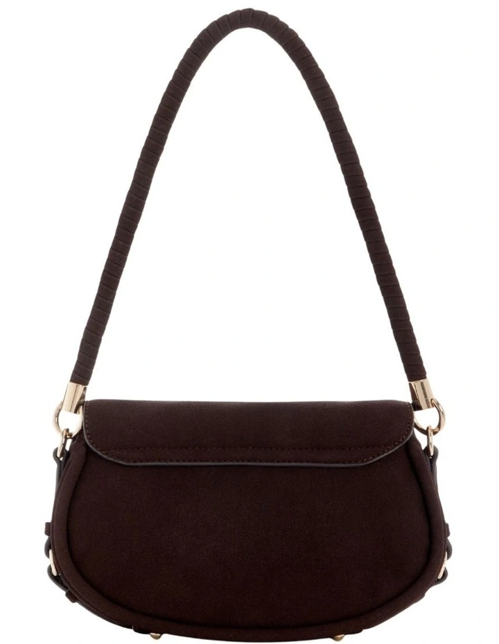Danya Flap Shoulder Bag in Brown image 5