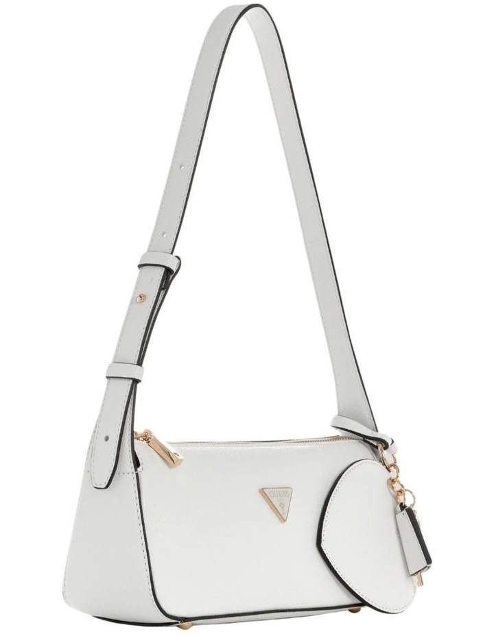 Isobel Mini Shoulder Bag in White image 2