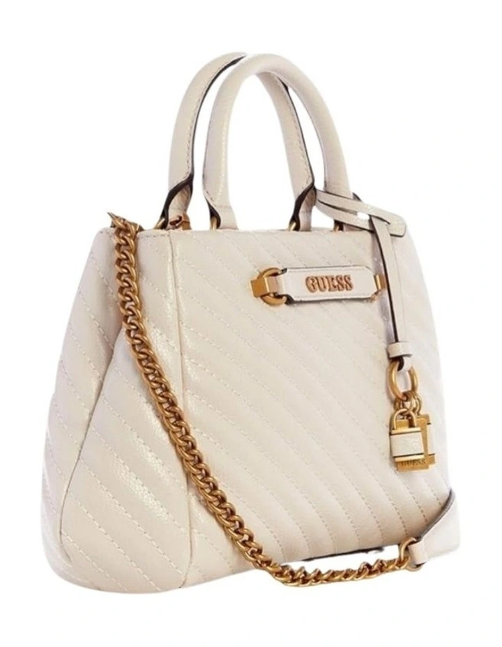 Sela Small Satchel Bag in Bone image 2