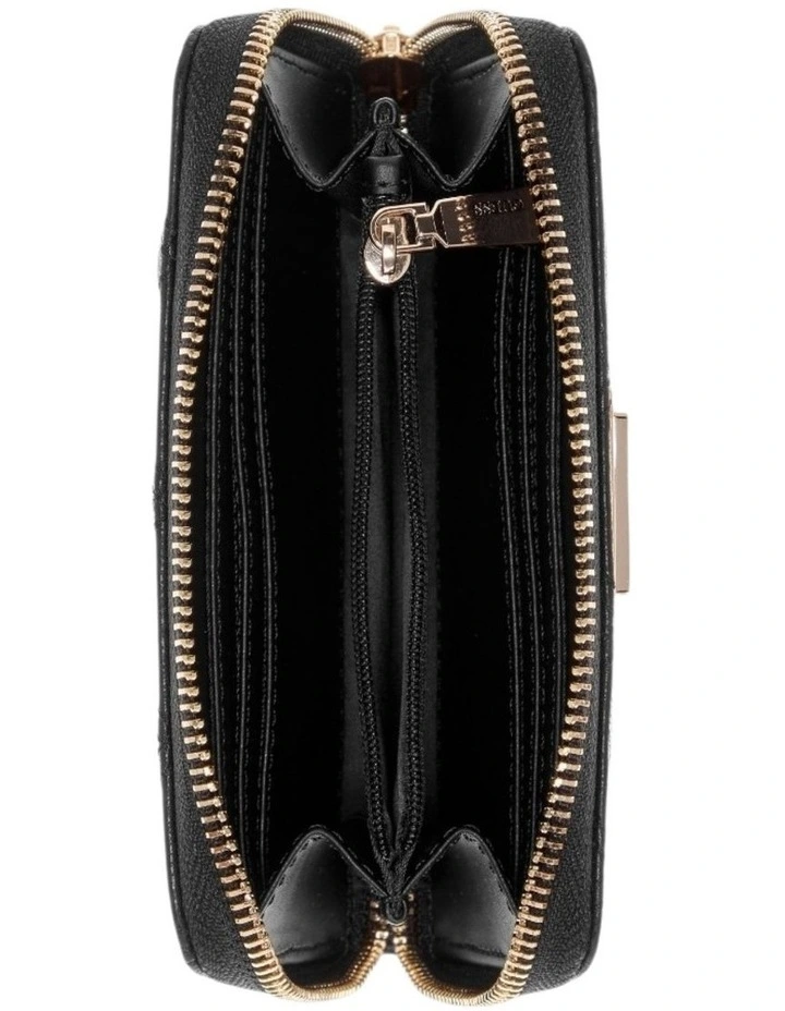 Dea Medium Zip Around Wallet in Coal Logo image 3