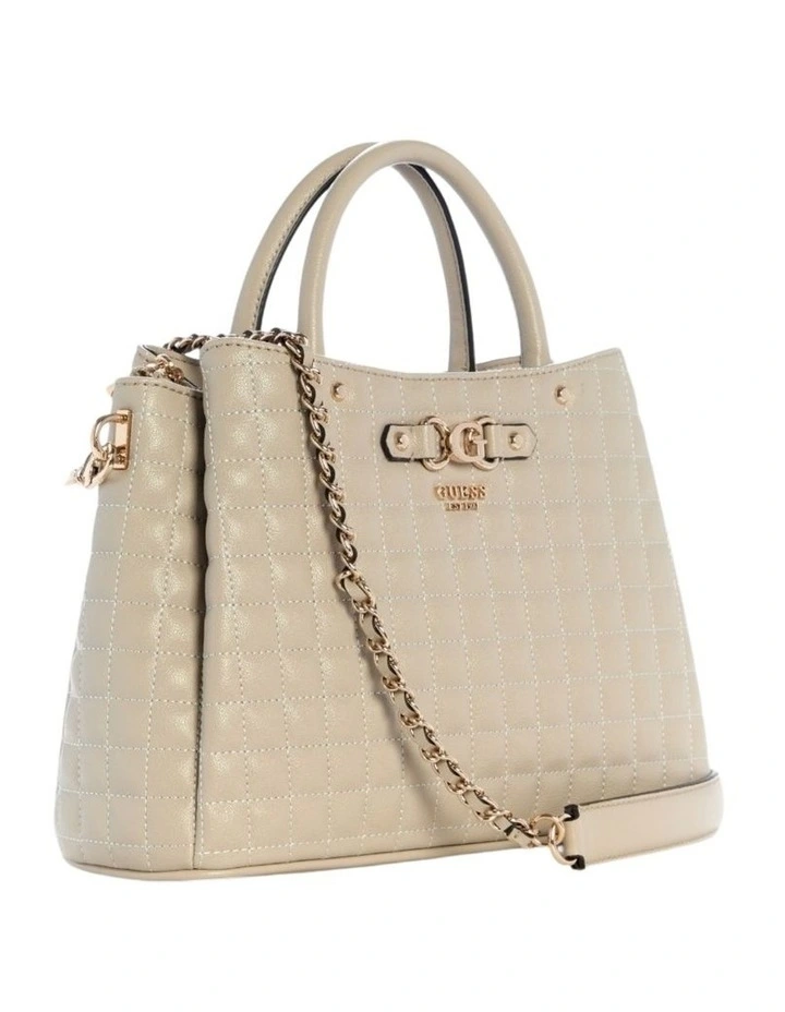 Nadira Satchel Bag in Light Taupe image 2