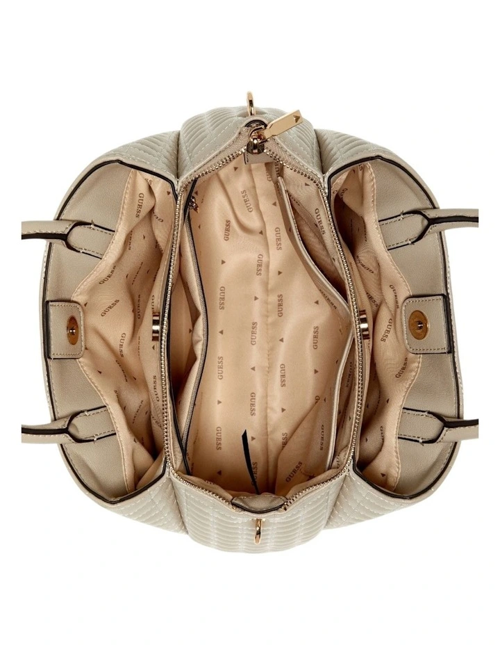 Nadira Satchel Bag in Light Taupe image 4