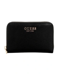 Amorette Medium Zip Around Wallet in Black