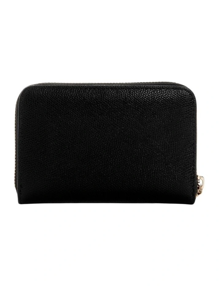 Amorette Medium Zip Around Wallet in Black image 2