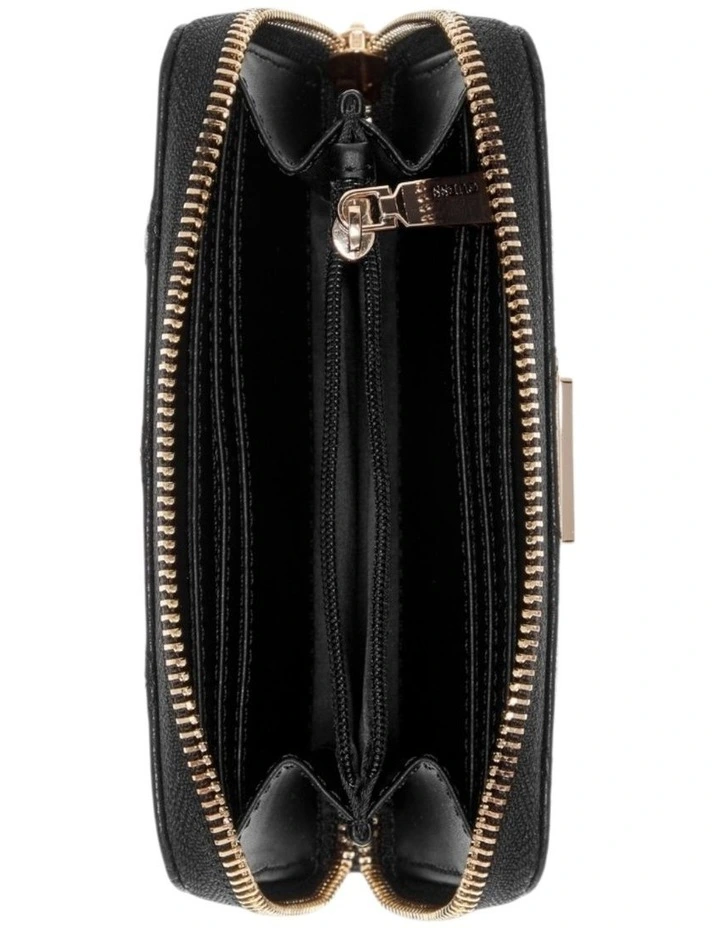 Amorette Medium Zip Around Wallet in Black image 3