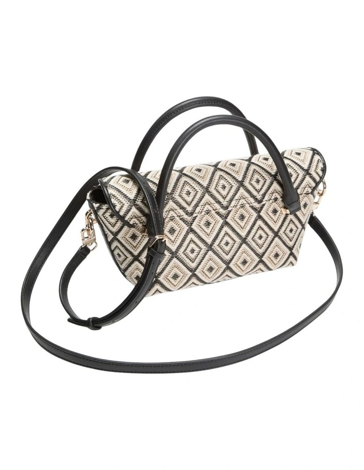 Sophia Mini Satchel Bag in Black image 4