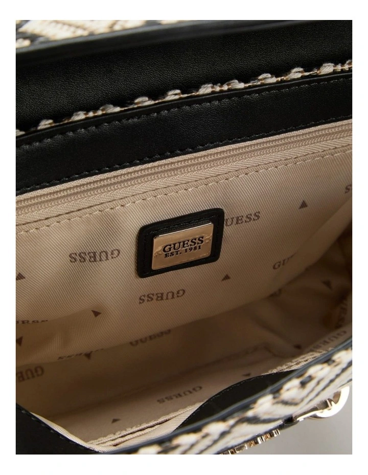 Sophia Mini Satchel Bag in Black image 6