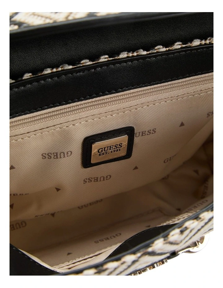Sophia Mini Satchel Bag in Black image 7