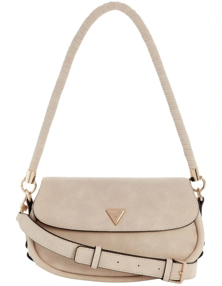 Danya Flap Shoulder Bag in Beige image 1