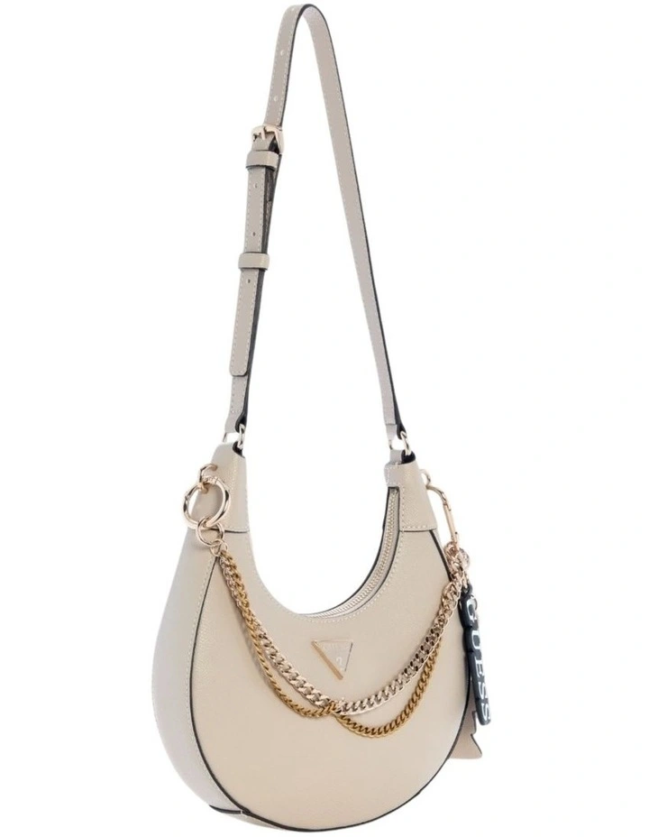 Davina Shoulder Bag in Beige image 2