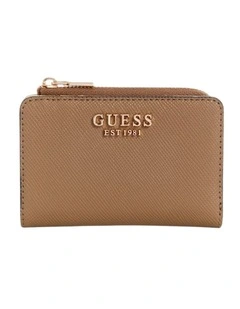 Laurel Zip Around Card Case in Brown