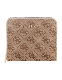 Jessa Small Zip Around Wallet in Brown