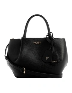 Amorette Satchel Bag in Black
