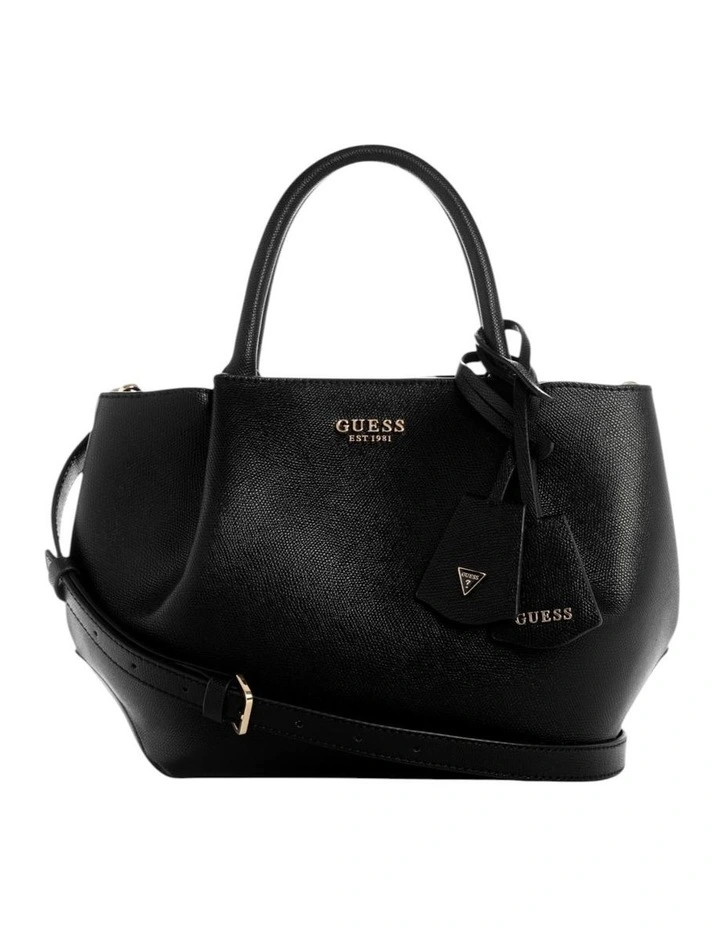 Amorette Satchel Bag in Black image 1