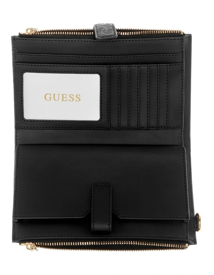 Laurel II Double Zip Organiser in Black image 3