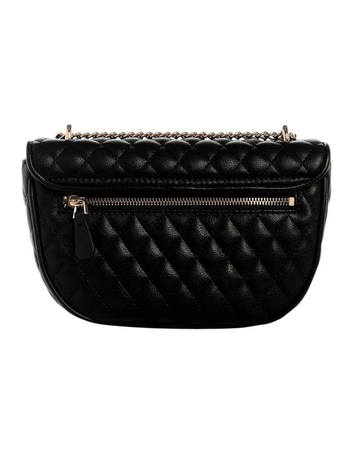 Atabey Convertible Crossbody Flap Bag in Black image 4