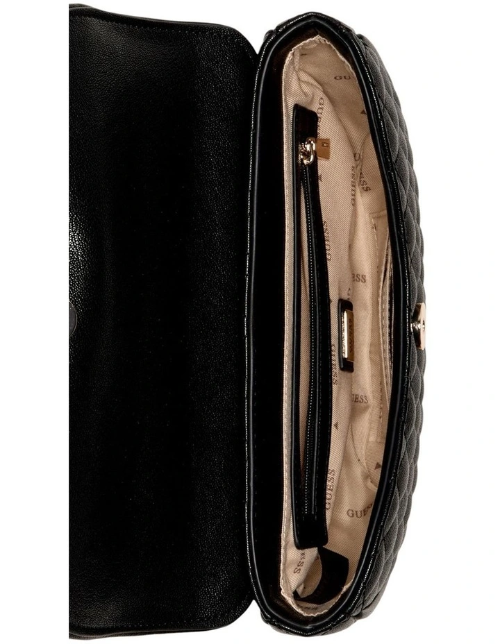 Atabey Convertible Crossbody Flap Bag in Black image 5