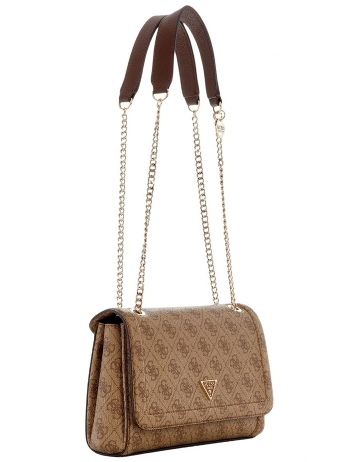 Noelle Convertible Crossbody Flap Bag in Brown image 2