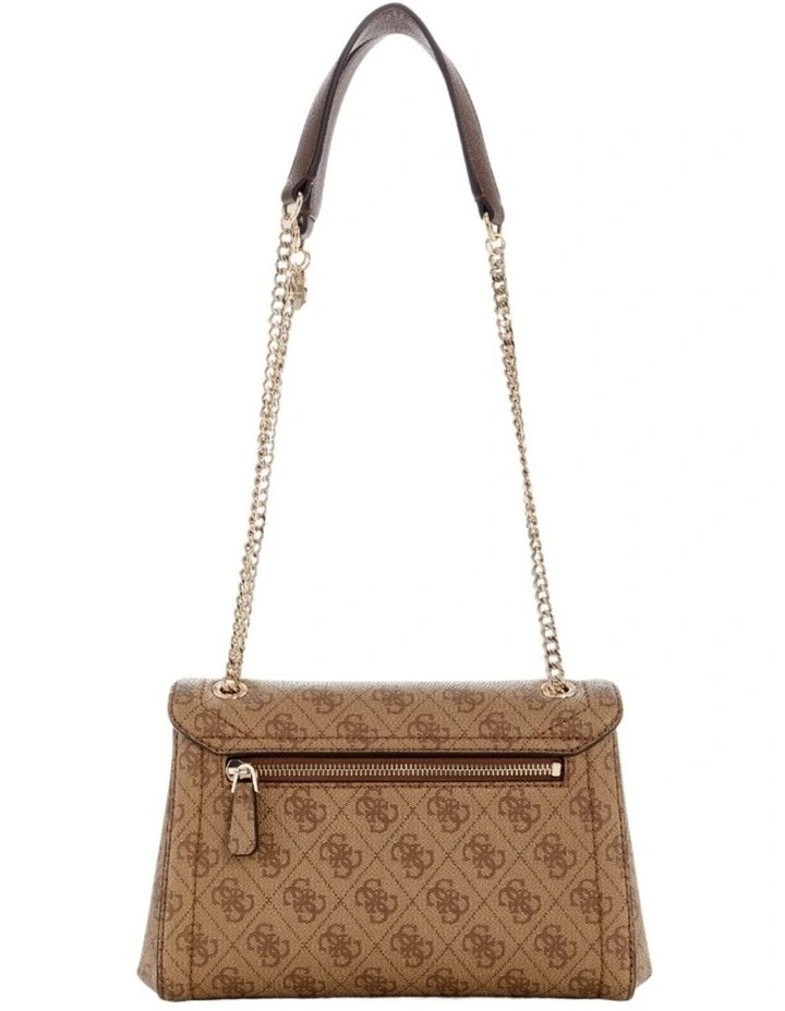 Noelle Convertible Crossbody Flap Bag in Brown image 3