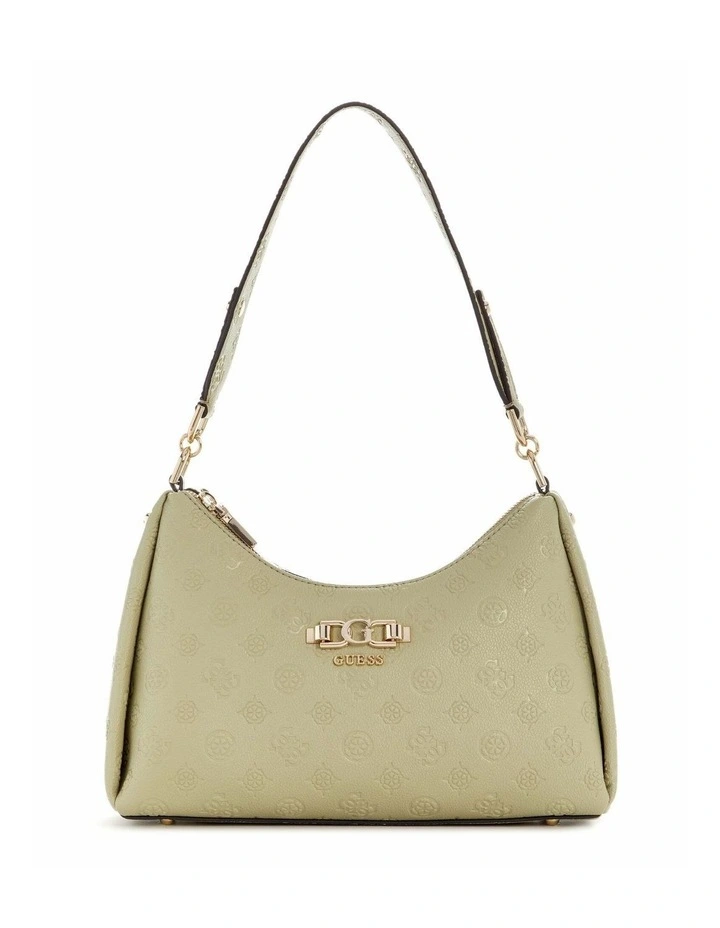 Anise Double Zip Shoulder Bag in Sage Logo image 1