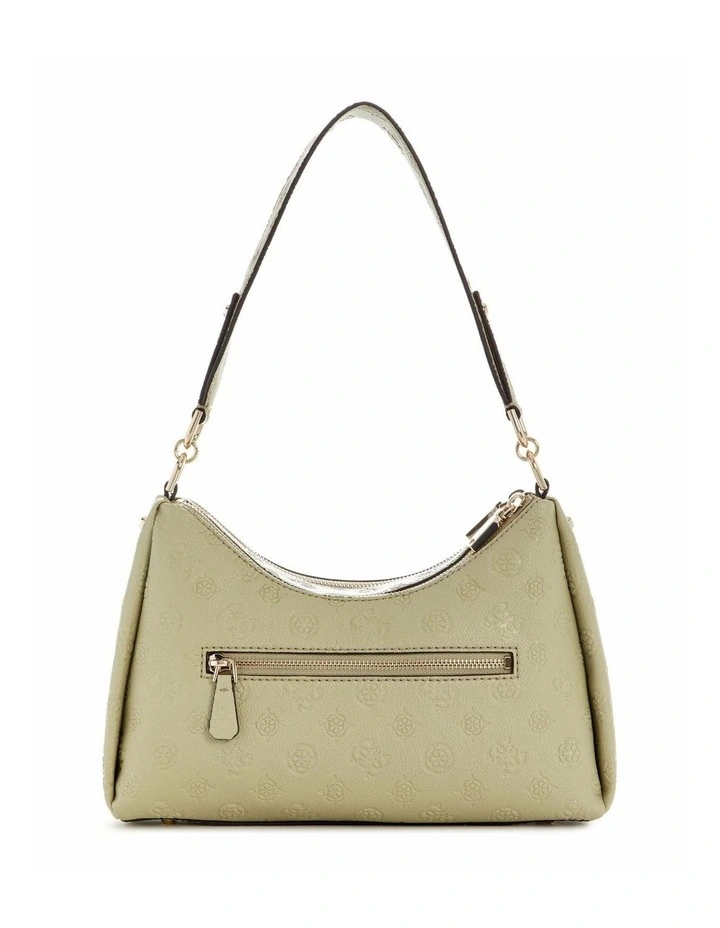 Anise Double Zip Shoulder Bag in Sage Logo image 4