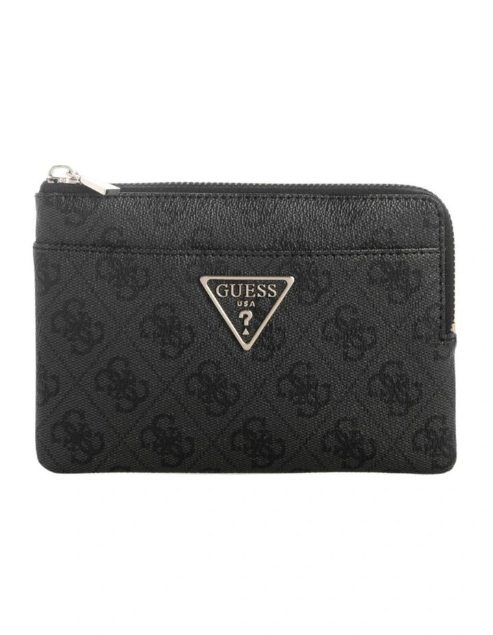 Laurel II Key Ring Pouch in Black Logo image 1