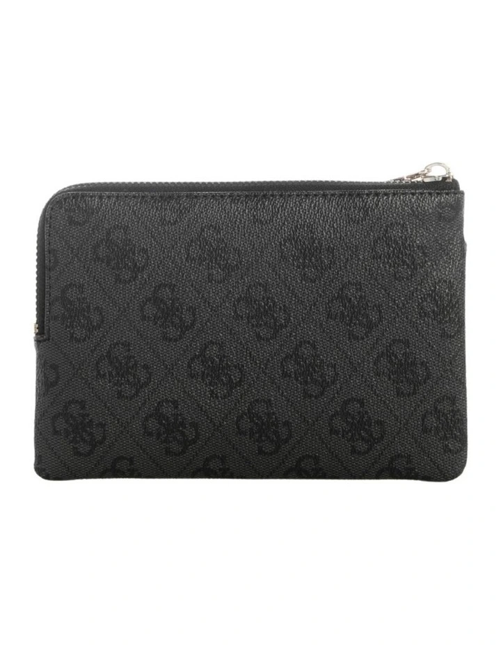 Laurel II Key Ring Pouch in Black Logo image 2