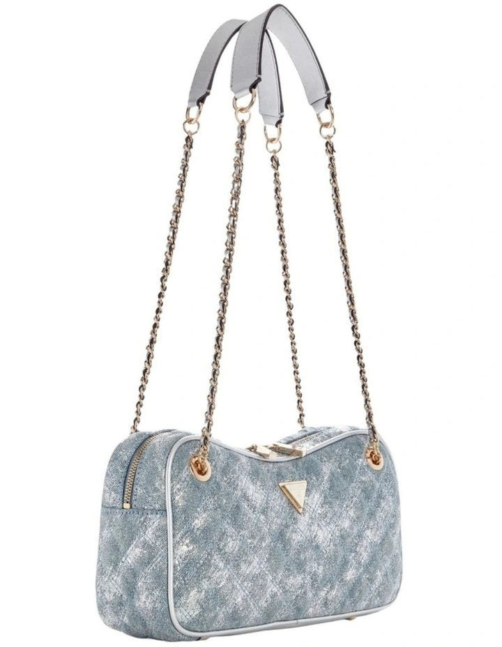 Giully II Shoulder Satchel Bag in Metallic Denim image 2