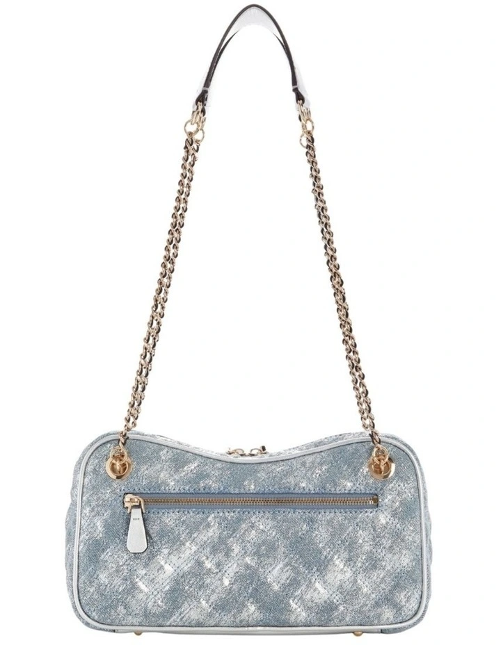Giully II Shoulder Satchel Bag in Metallic Denim image 4