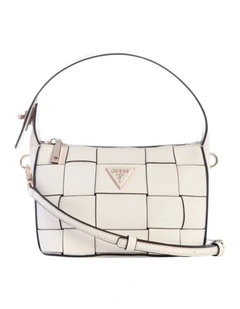 Maylee Mini Hobo Crossbody Bag in White