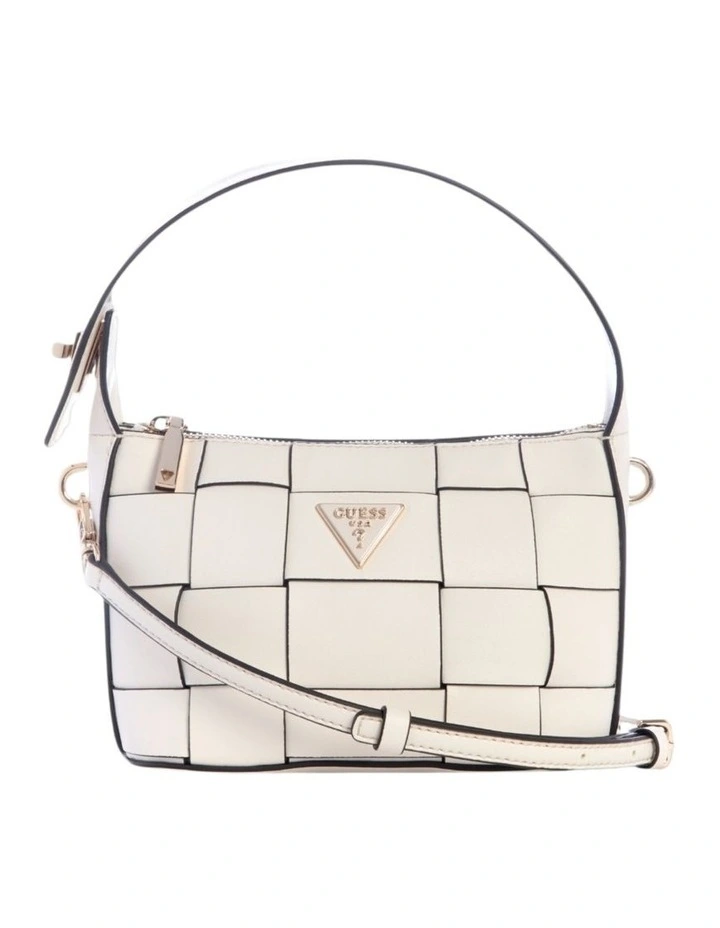 Maylee Mini Hobo Crossbody Bag in White image 1