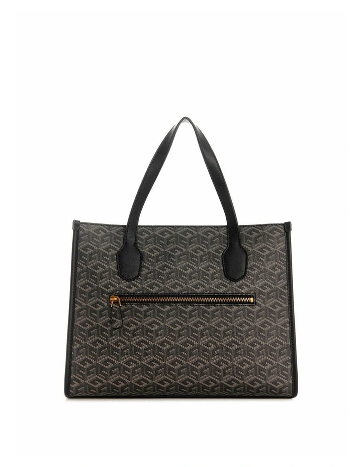 Silvana Small Tote Bag in Charcoal Logo image 4