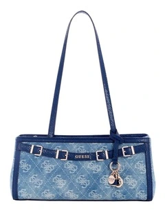 Dovie Shoulder Satchel Bag in Blue