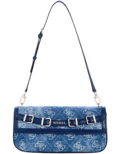 Dovie Flap Shoulder Bag in Blue