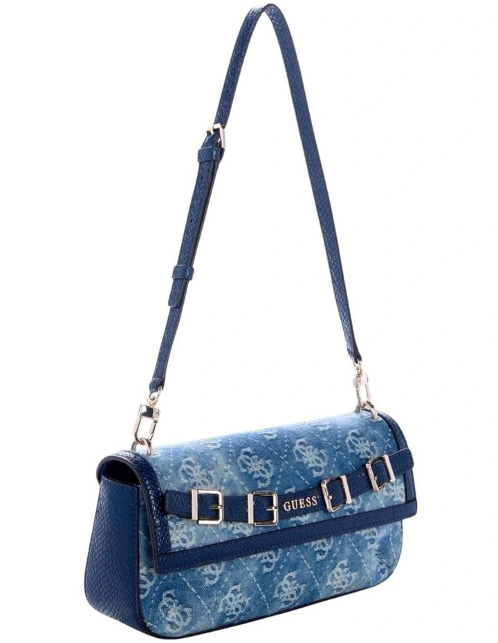 Dovie Flap Shoulder Bag in Blue image 2