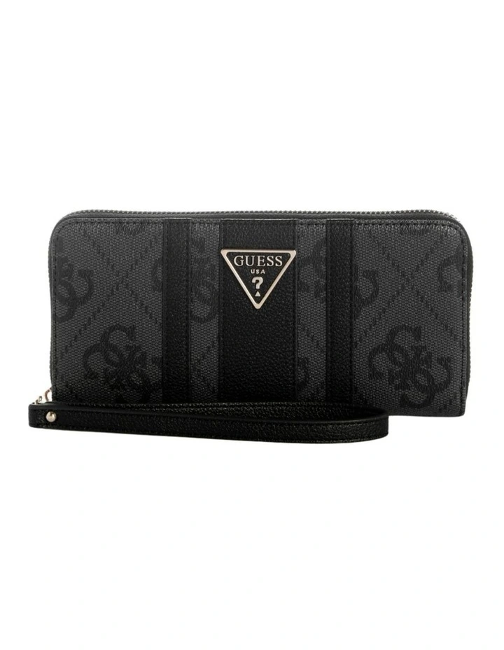 Laurel II Large Zip Around Wallet in Black image 1