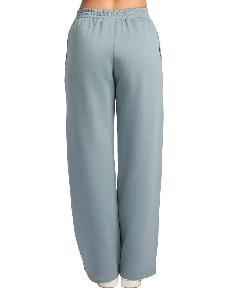 Lexington Wide Leg Womens Trackpants - Foam Green image 2
