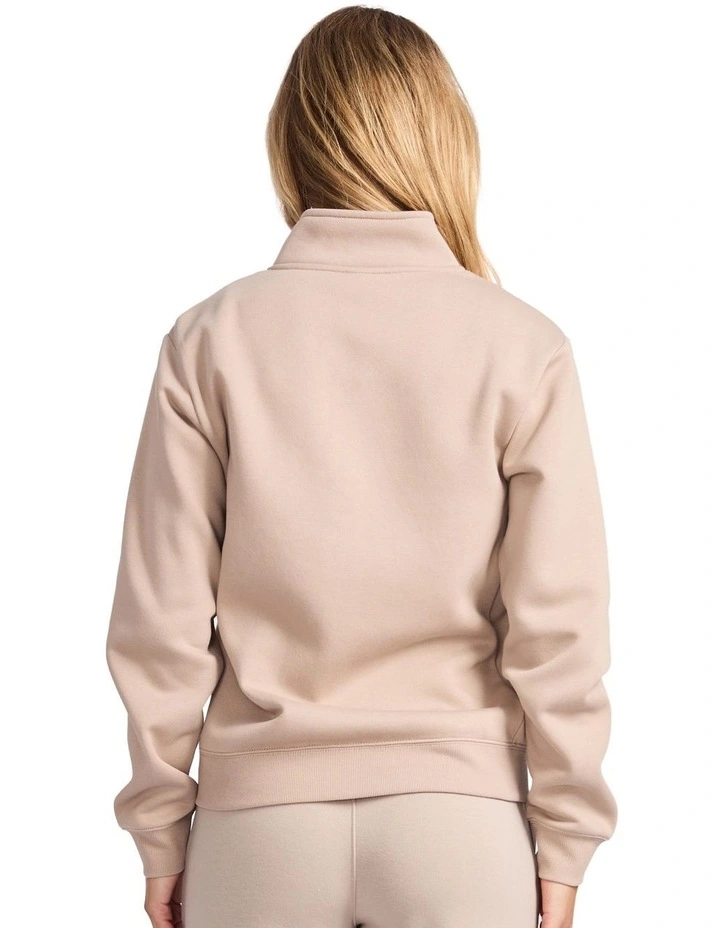 R Logo Trucker Zip Through Womens Jacket - String image 2