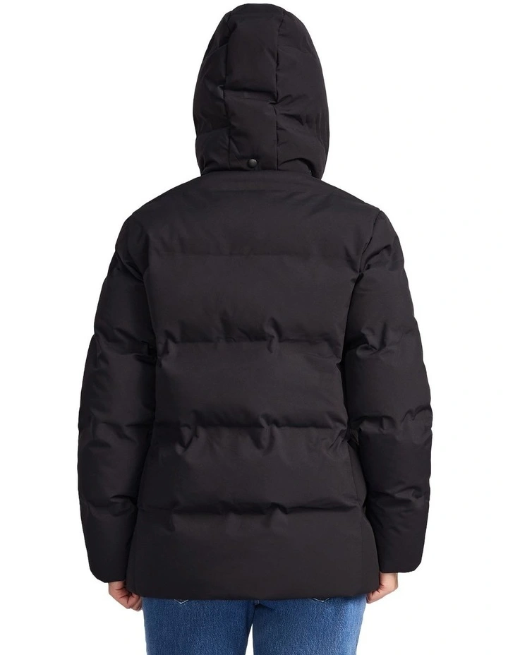May Womens Puffer Jacket - Black image 2