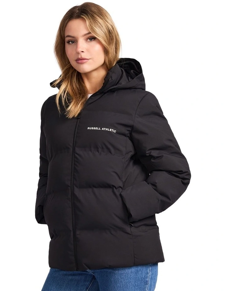 May Womens Puffer Jacket - Black image 3