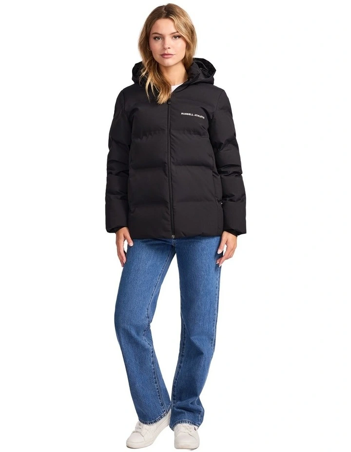 May Womens Puffer Jacket - Black image 4