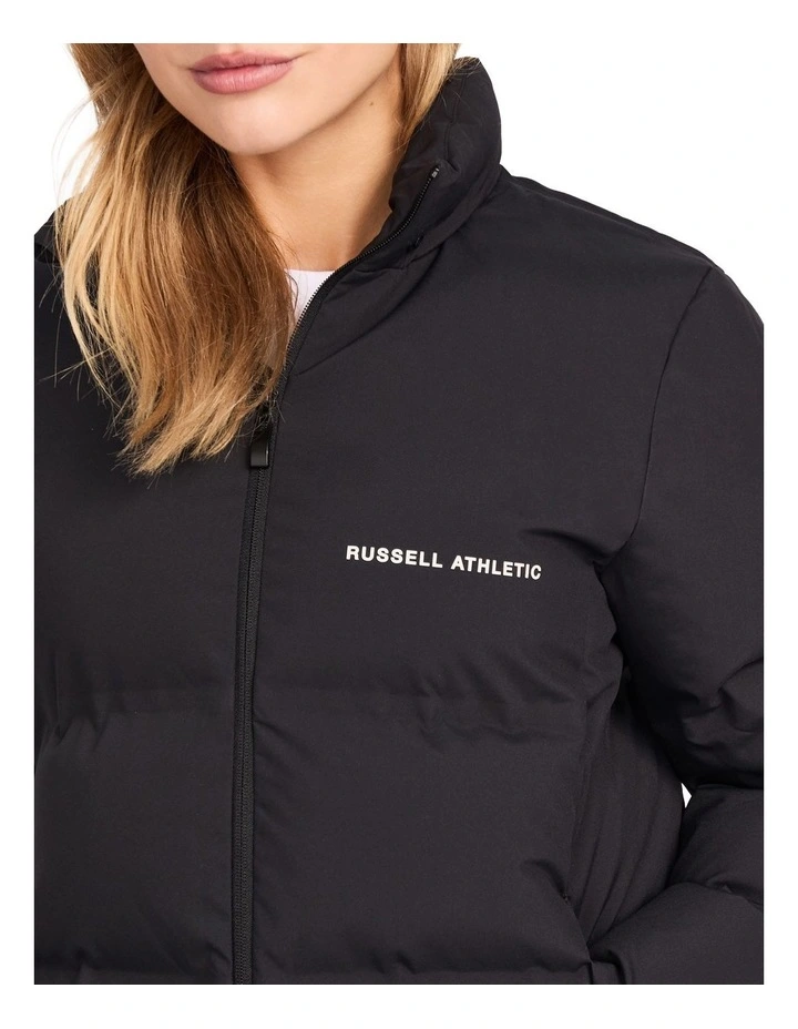 May Womens Puffer Jacket - Black image 5
