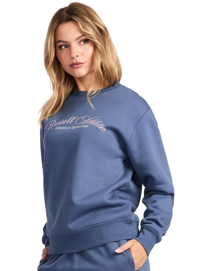Belle Women's Crew Vintage Indigo image 3