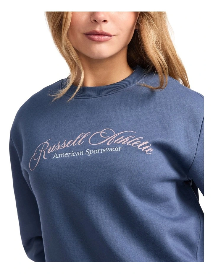 Belle Women's Crew Vintage Indigo image 5