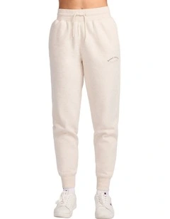 May Cuff Womens Trackpant - Oat Marle