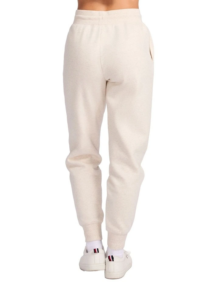 May Cuff Womens Trackpant - Oat Marle image 2