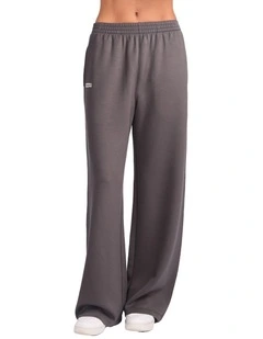 Miranda Open Leg Women's Trackpant - Dark Grey