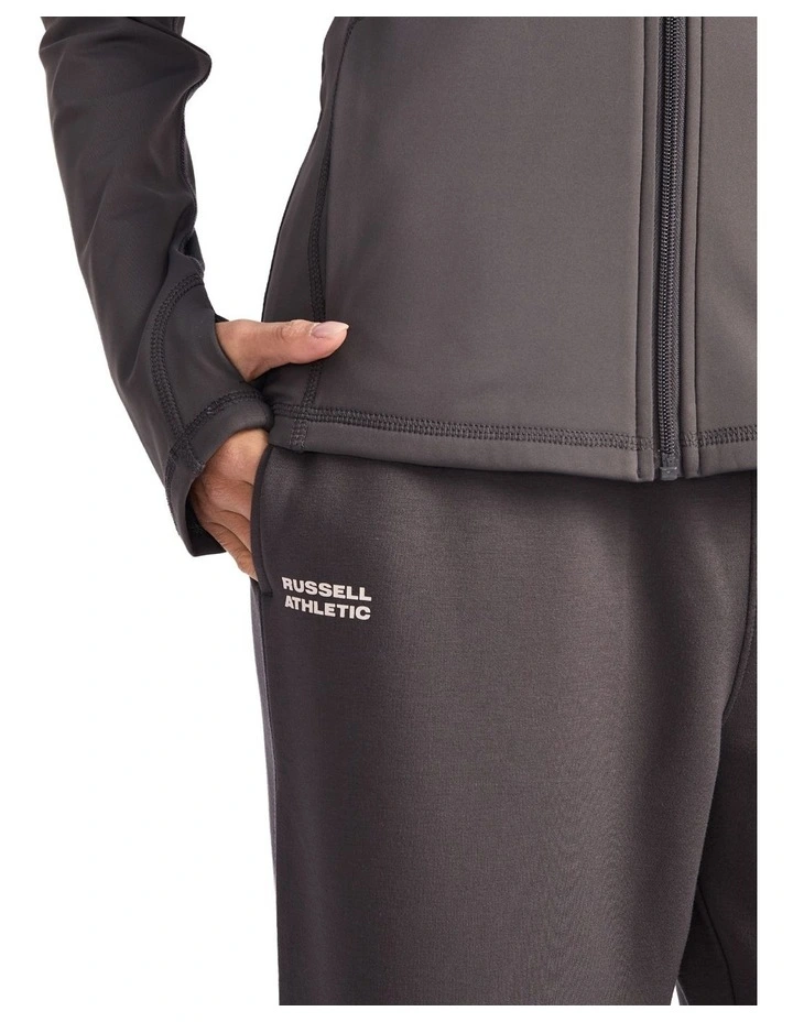 Miranda Open Leg Women's Trackpant - Dark Grey image 4