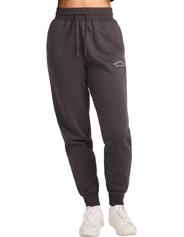 May Cuff Womens Trackpant - Dark Grey image 1